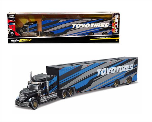 楽天市場】ミニカー 1/64 トレーラートラック 黒 トーヨータイヤ