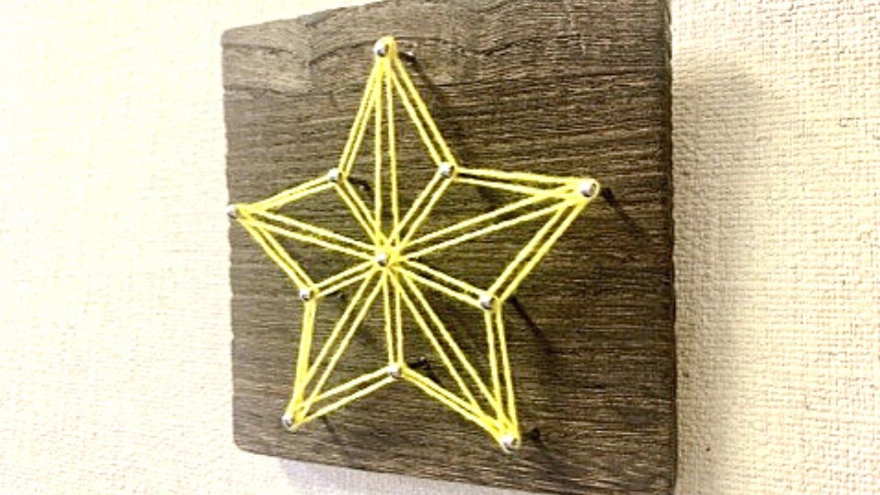 楽天市場】ストリングアート キット 星のデザインの制作キット 手芸