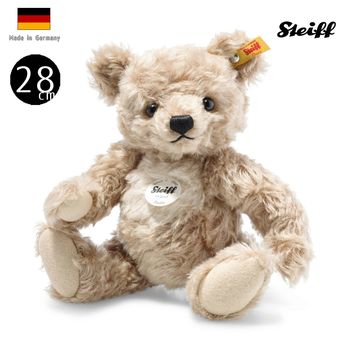 楽天市場】シュタイフ テディベア Steiff クラシック パディ