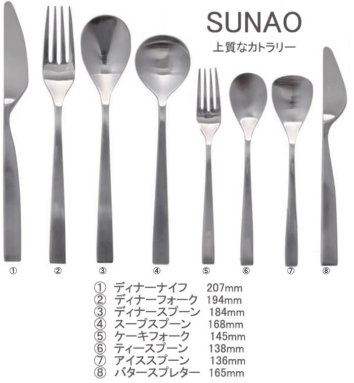 楽天市場】SUNAO スナオ ディナーカトラリーセット 10本 箱入 スプーン