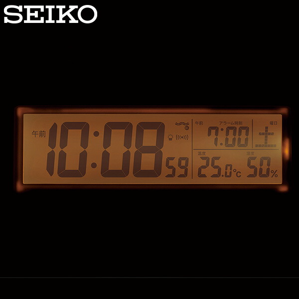 楽天市場】電波 めざまし デジタル SQ324K セイコー SEIKO 電波