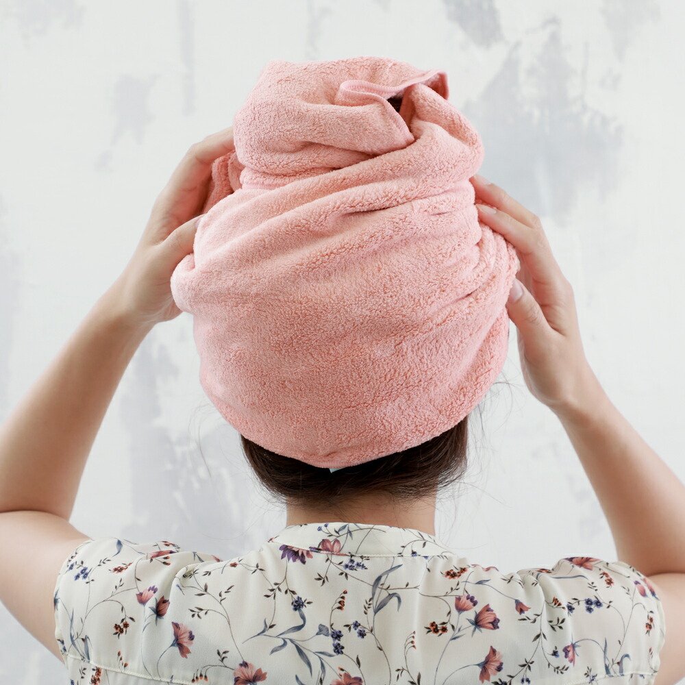 楽天市場】ヘアドライタオル 2枚セット 全9色 38x88cm マイクロ