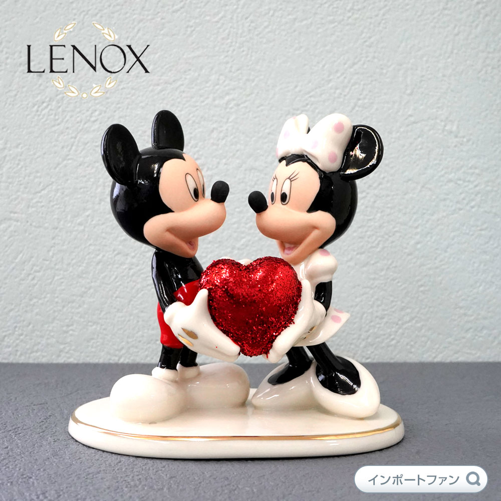 楽天市場】レノックス LENOX ミッキー&ミニーマウス 永遠の恋人達