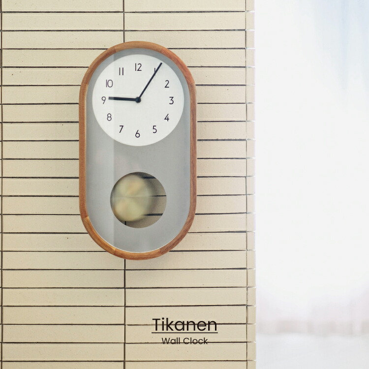 楽天市場】【インターフォルム公式】 掛け時計 ティーカネン Tikanen