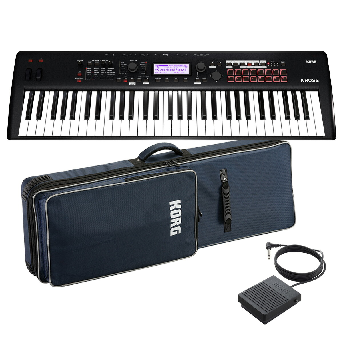 楽天市場】korg kross スタンド（キーボード・シンセサイザー｜ピアノ