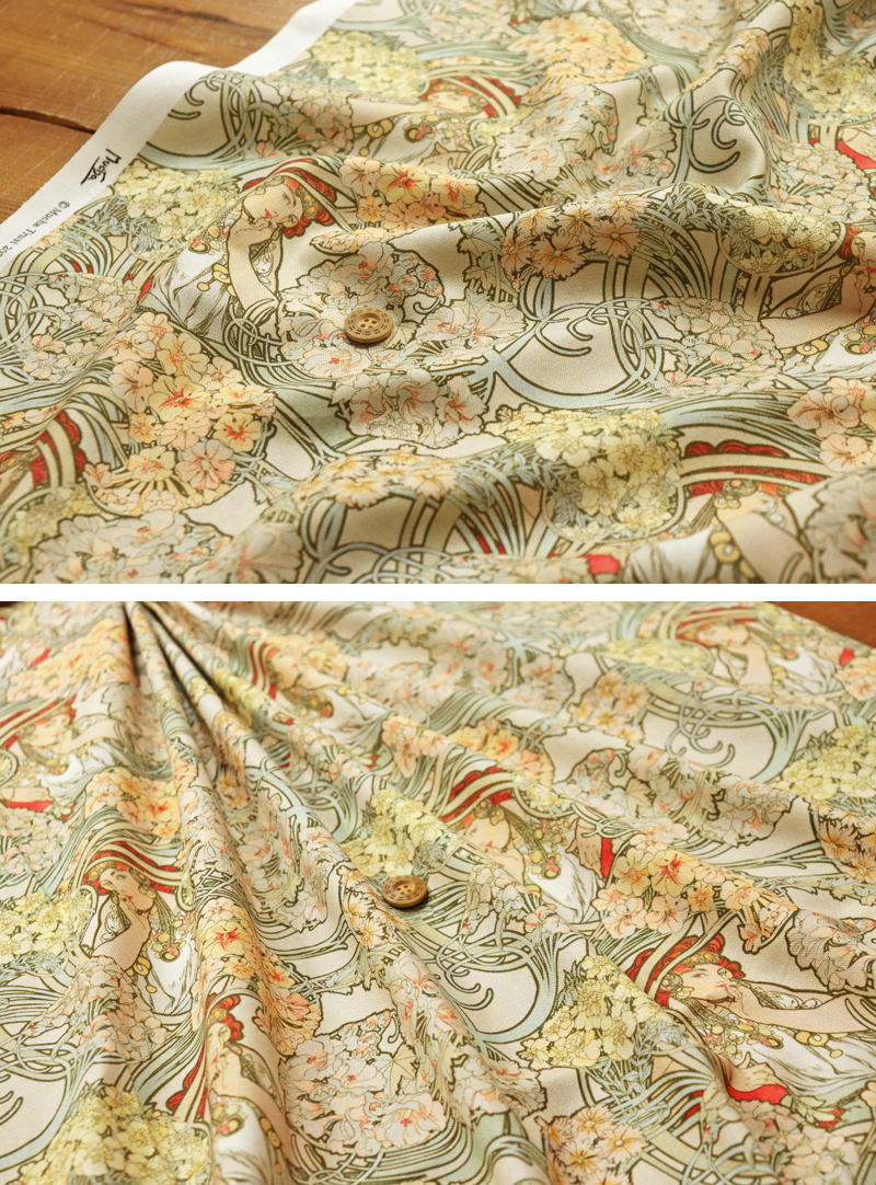 楽天市場】MUCHA Art Collection『ミュシャ≪花に囲まれた赤毛の女性