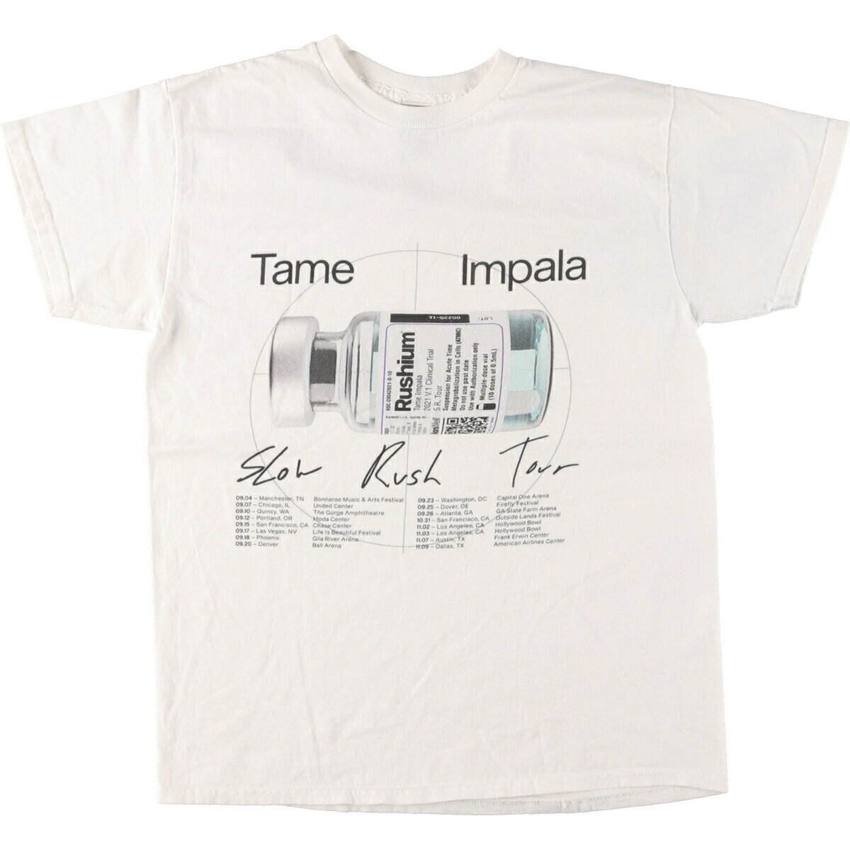 楽天市場】古着 ギルダン GILDAN TAME IMPALA テームインパラ バンドT