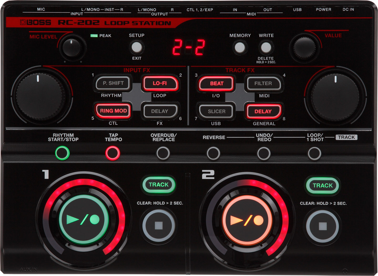 楽天市場】BOSS Loop Station RC-202ボス ループステーション ルーパー