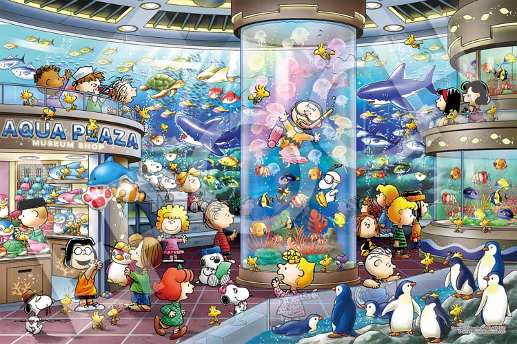 楽天市場】ジグソーパズル 1000ピース アクアリウム(スヌーピー) EPO