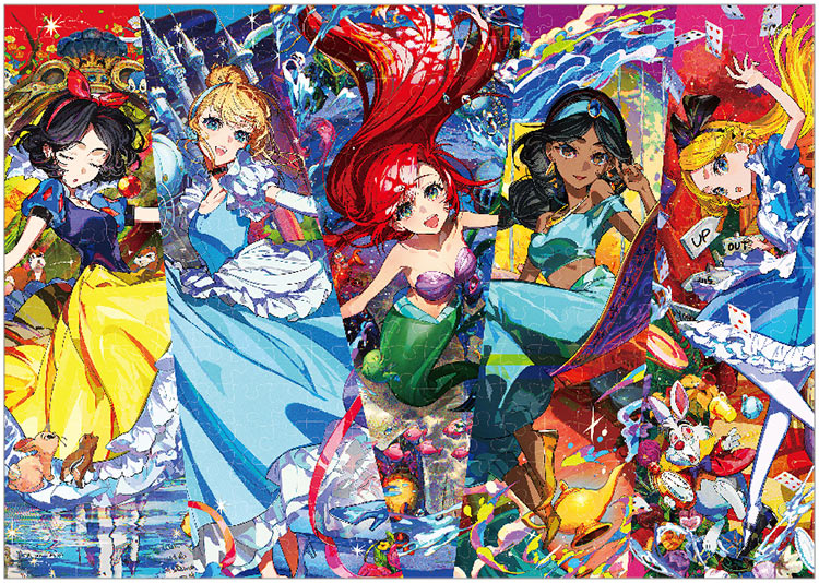 楽天市場】ジグソーパズル 300ピース Disney Girls(プリンセス) TEN