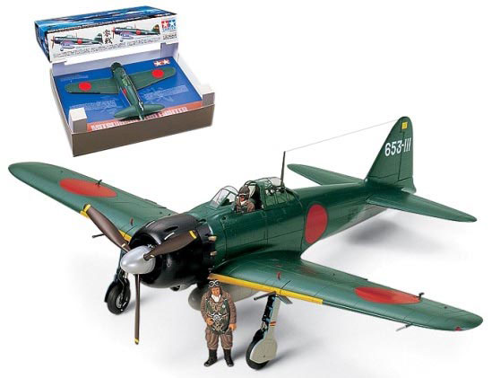 タミヤ 1/32 エアークラフトシリーズ No.18 三菱 海軍零式艦上戦闘機