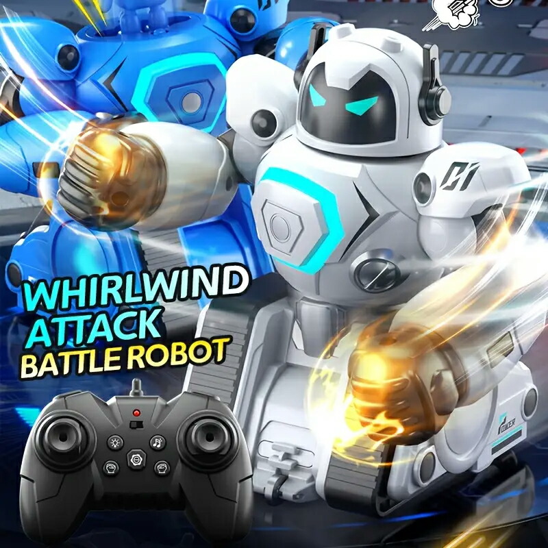 楽天市場】電動ロボット ボクシング サッカー 対戦型 2台セット