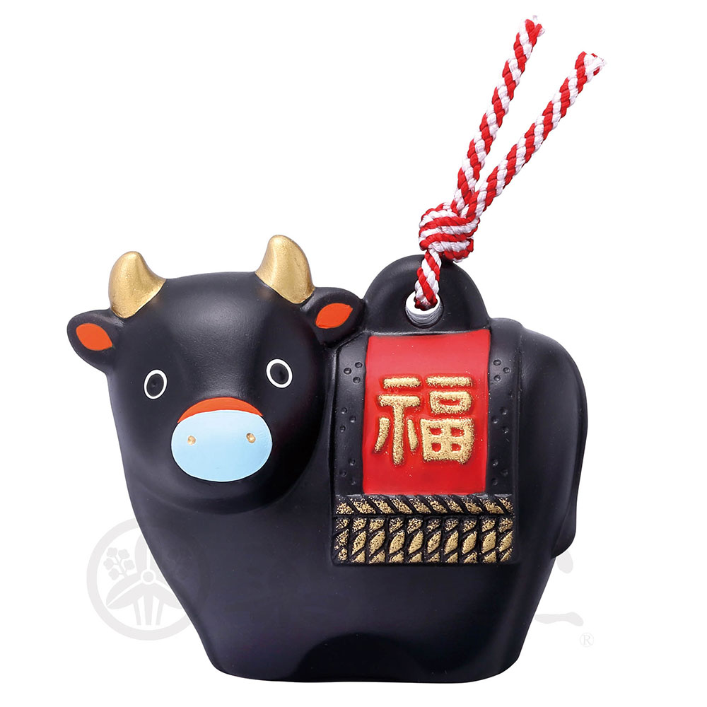 楽天市場】干支 置物 丑 牛 うし 十二支/ 錦彩招福寿々丑(土鈴・小