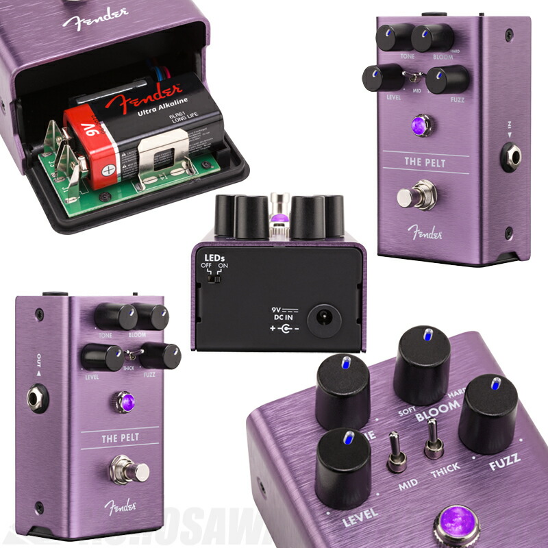 楽天市場】Fender The Pelt Fuzz（ザ・ペルト・ファズ）《エフェクター