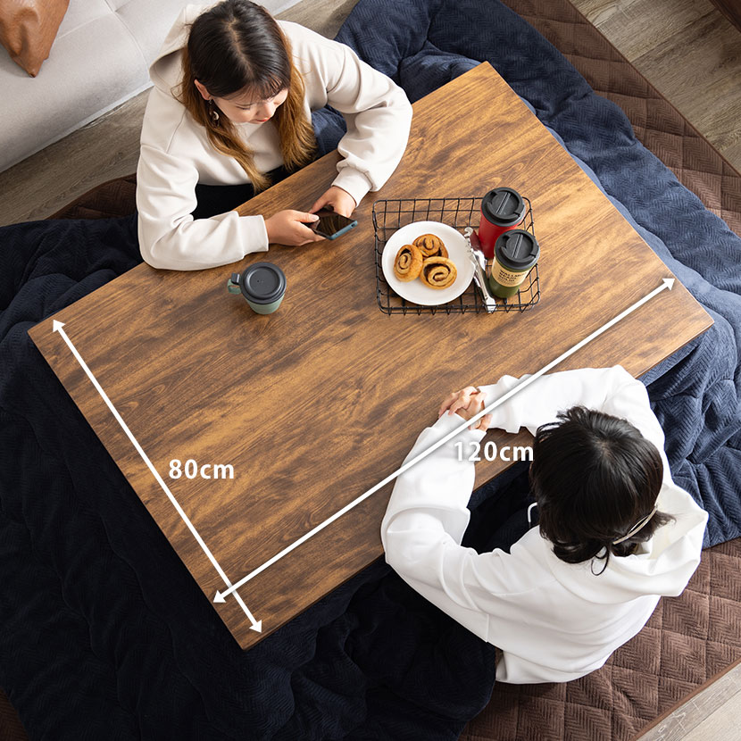 楽天市場】[最大9000円OFF! 23日1:59迄]幅120cm 家具調 こたつテーブル