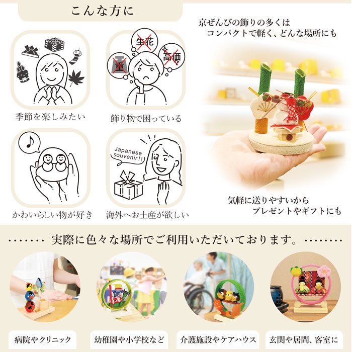 楽天市場】季節の輪飾り 雛 / ミニ雛人形 コンパクト ちりめん 手作り