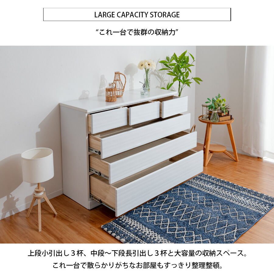 楽天市場】25日限定15%offクーポン ローチェスト チェスト タンス 幅