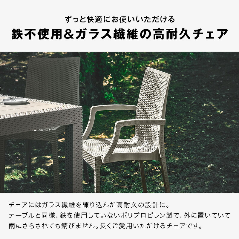 楽天市場】7%クーポン23日まで☆ ガーデンテーブルセット 5点セット 3