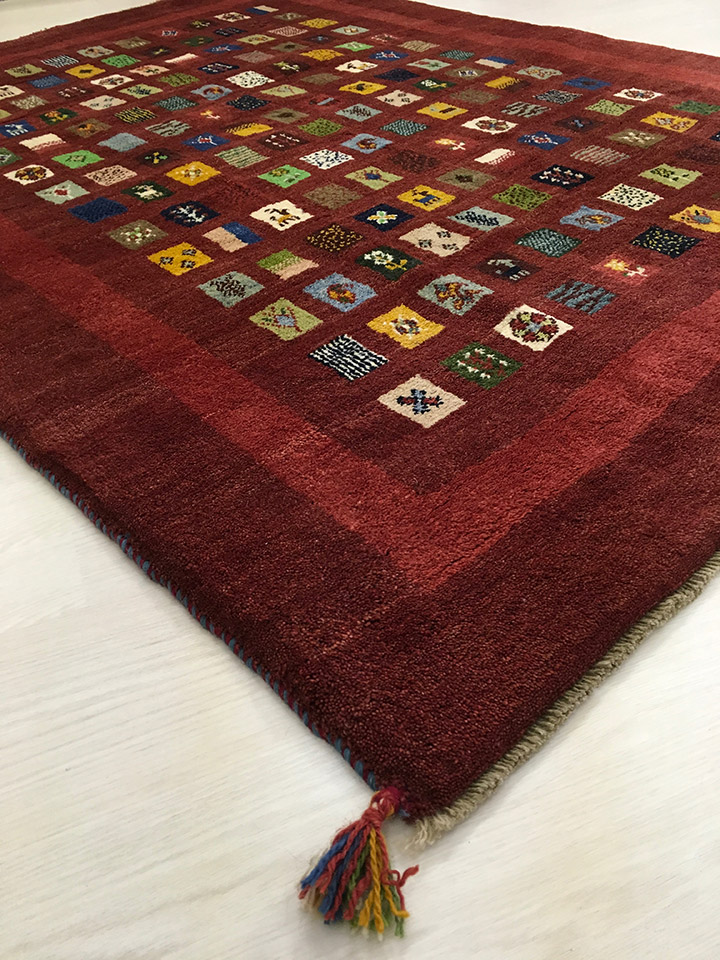 楽天市場】【ギャッベラグ 約1.5畳 約149×195cm BT12490】GABBEH