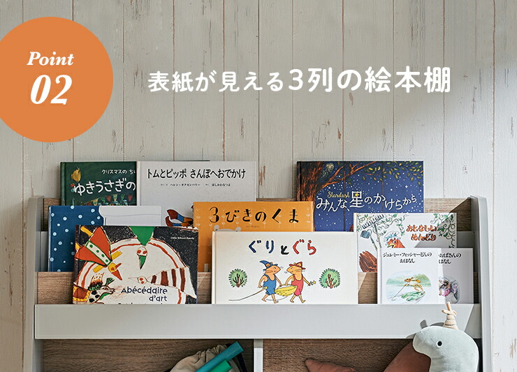 楽天市場】【ポイント5倍!25日限定】 絵本ラック 絵本棚 幅82cm poet
