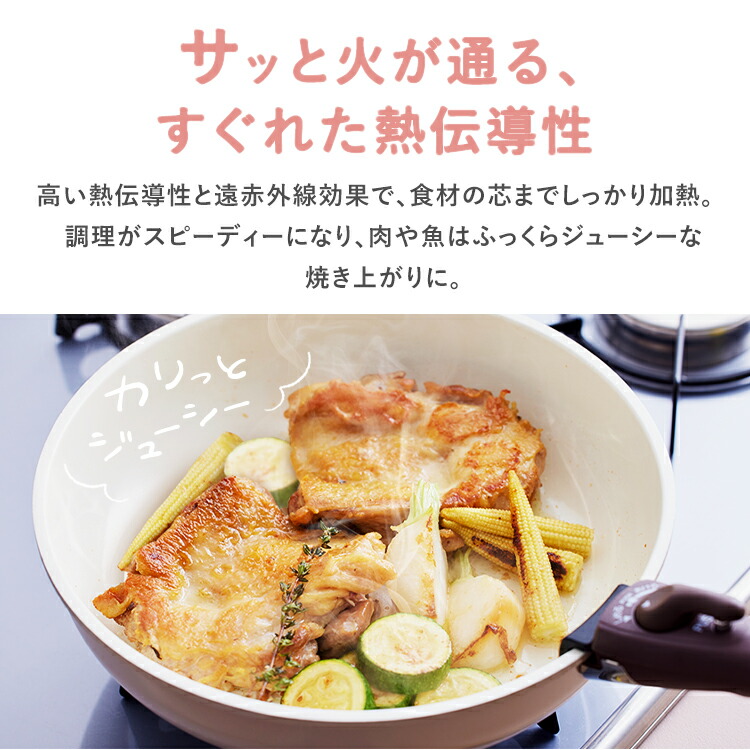 楽天市場】フライパン 鍋 9点セット IH 白 セラミック セット 取っ手が