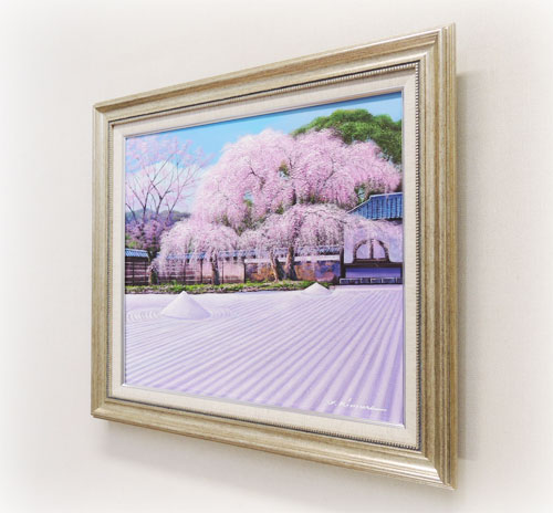 楽天市場】絵画 油絵 高台寺の桜 （木村由記夫） 送料無料 【肉筆