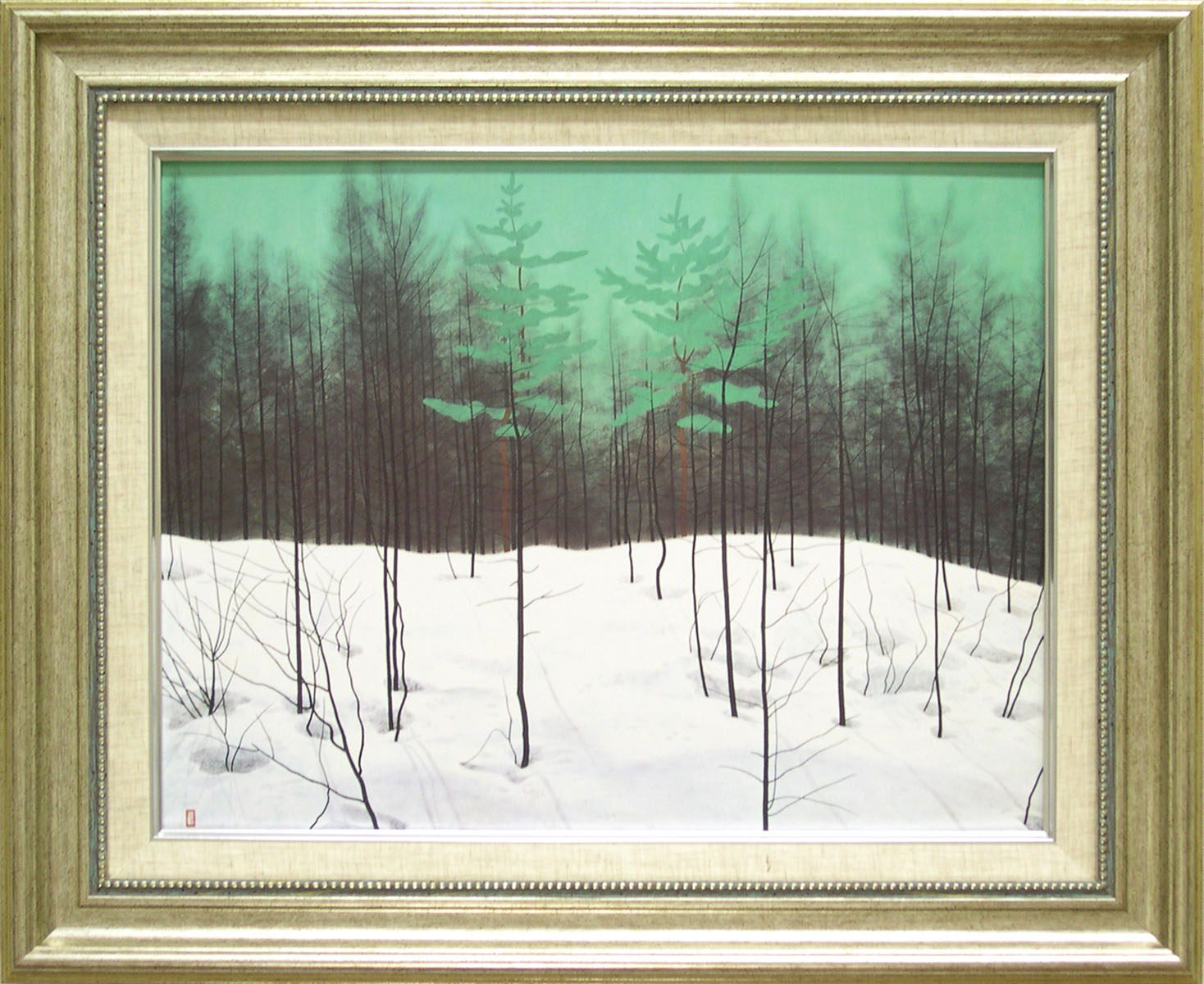 楽天市場】中村岳陵 絵画 雪晴 送料無料 【複製】【美術印刷】【巨匠