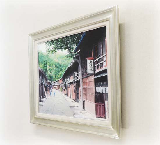 楽天市場】絵画 油絵 妻籠宿 F30号 （澤井進） 送料無料 【肉筆