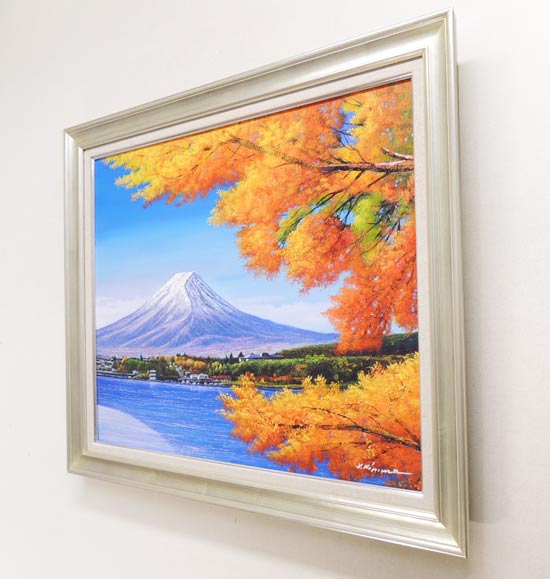 楽天市場】絵画 油絵 富士に紅葉 F20号 （木村由記夫） 送料無料