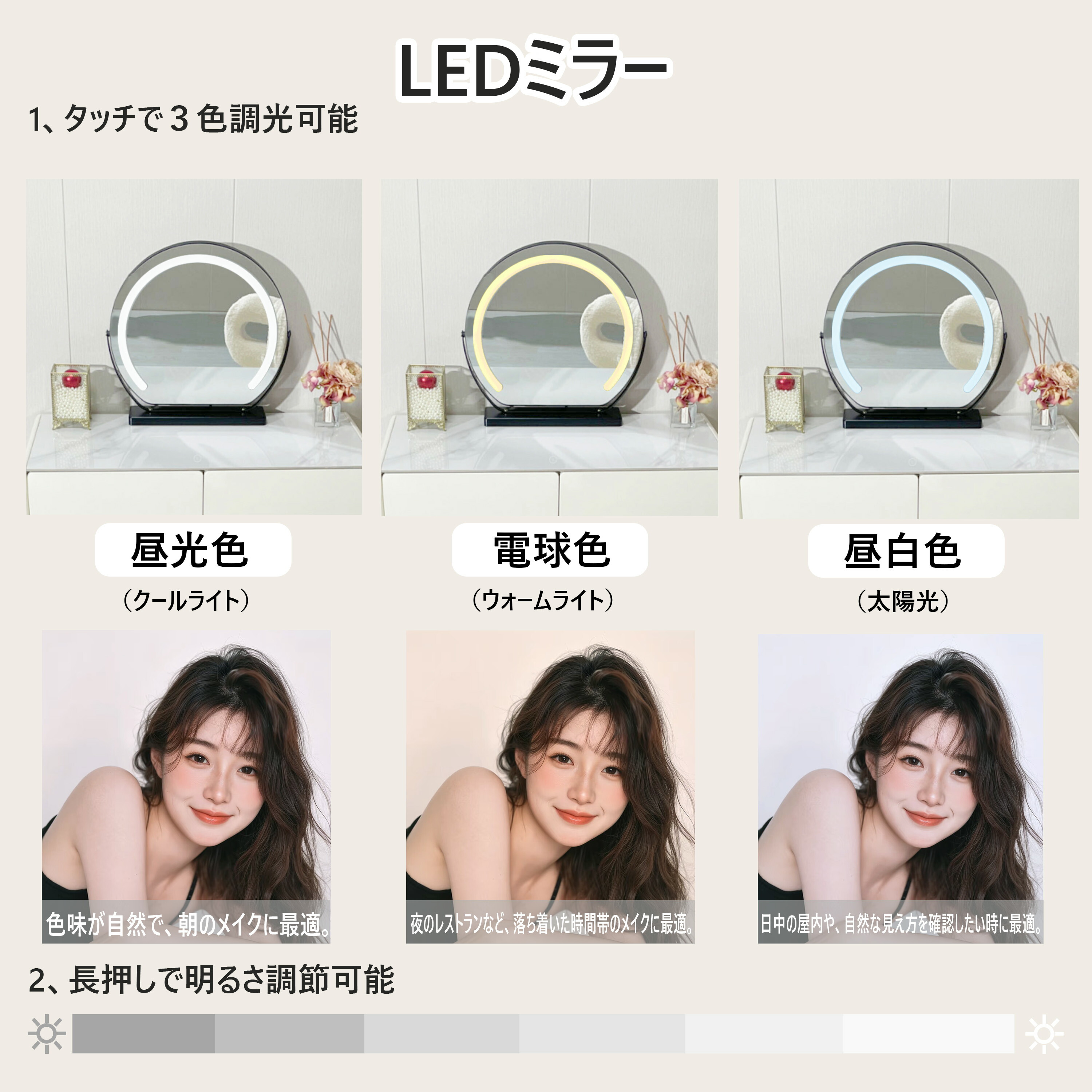 楽天市場】期間限定クーポン配布中 ドレッサー 女優ミラー オシャレ