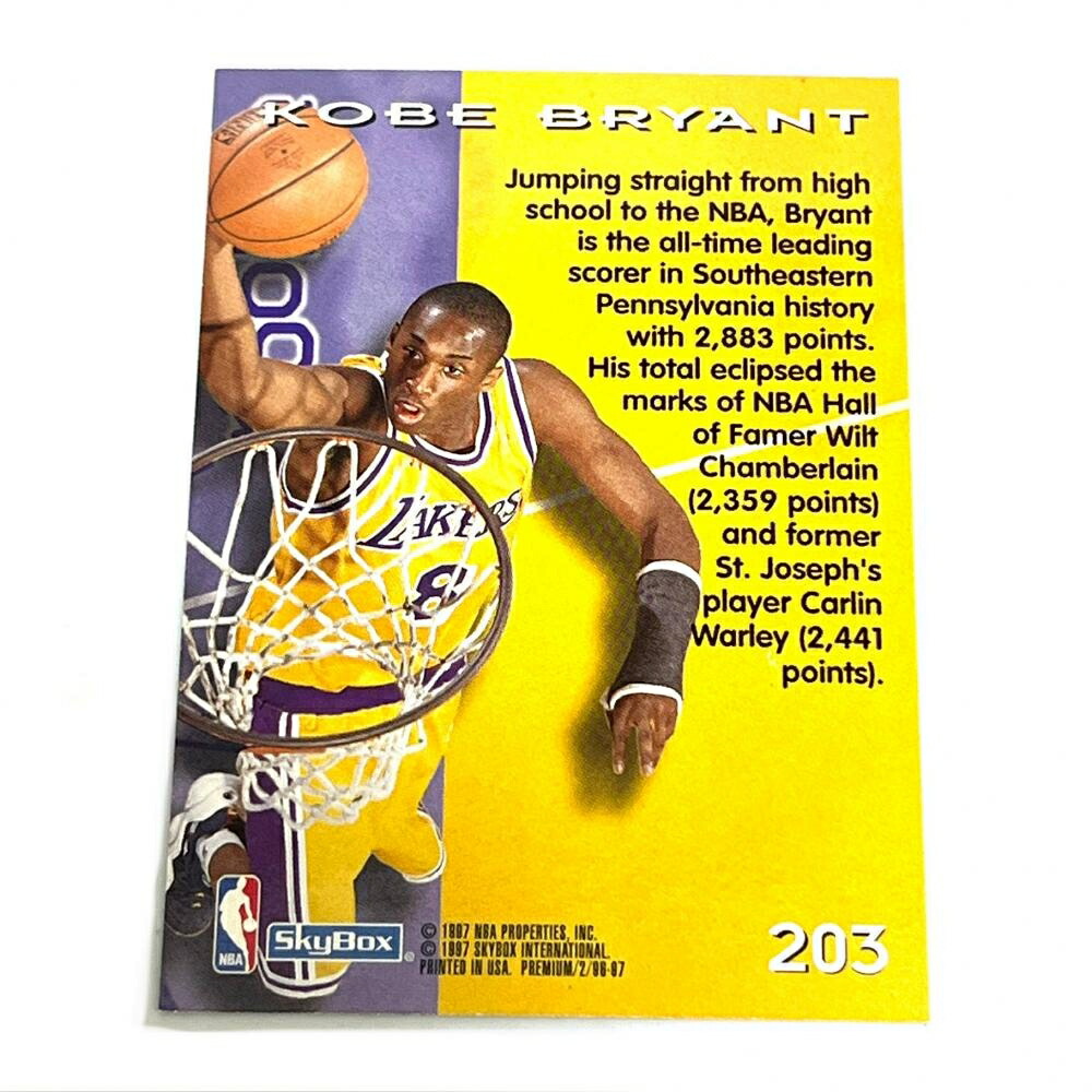 楽天市場】90's TOPPSコービーブライアントルーキーカード未使用【中古