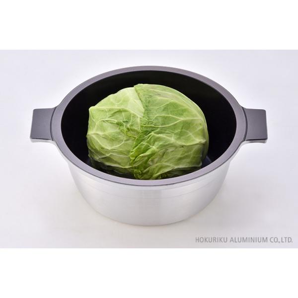 楽天市場】北陸アルミ 無水鍋 両手鍋 24cm 深型 日本製 アルミ 炊飯 7