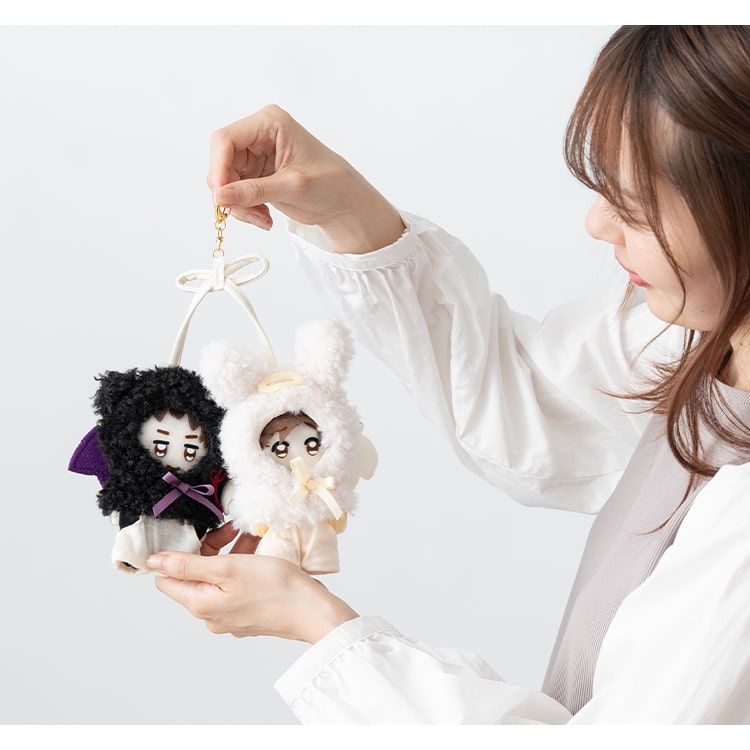 楽天市場】ぬいポーチ ぬい服 ポンチョ 天使 悪魔 ぬいぐるみ 10cm