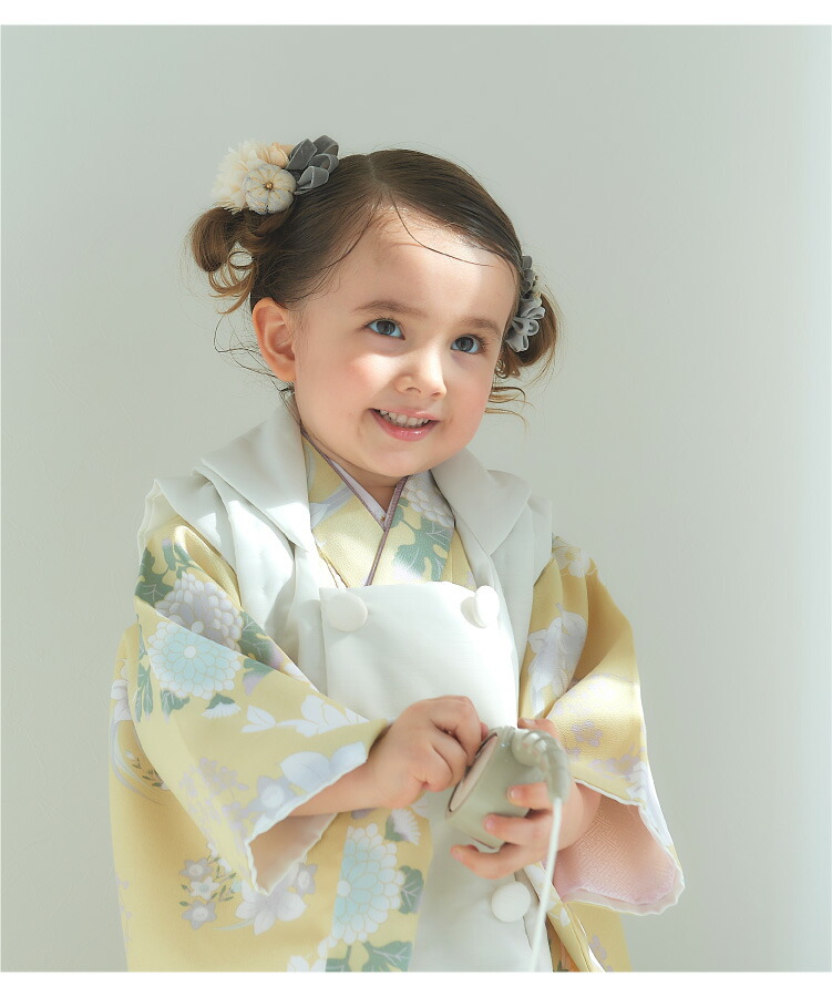 楽天市場】七五三 着物 3歳 被布セット 女の子 KOHARU クリームの着物