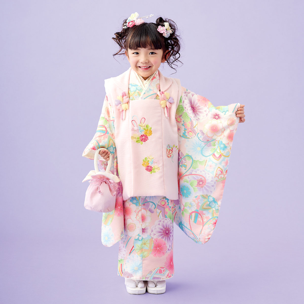 楽天市場】【レンタル】[七五三 着物 3歳 レンタル 女の子] 三歳