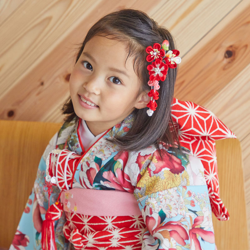 楽天市場】【レンタル】753 七五三 着物 7歳 フルセット 女の子
