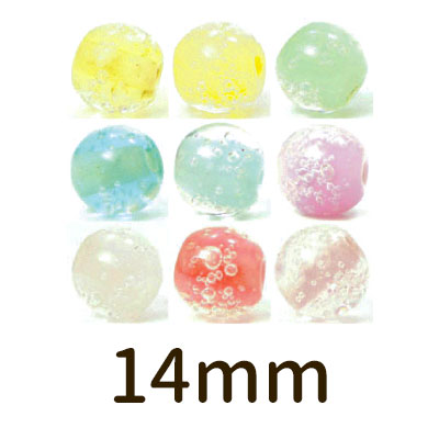 楽天市場】【2点で180円offクーポン対象!!】【泡玉 14mm】泡 とんぼ玉