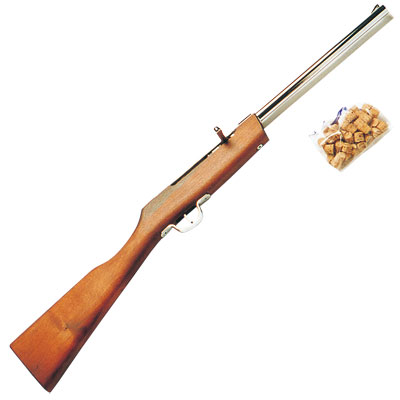 楽天市場】射的銃 射的 銃 本格的コルクガン(1丁）シルバー{ お祭り