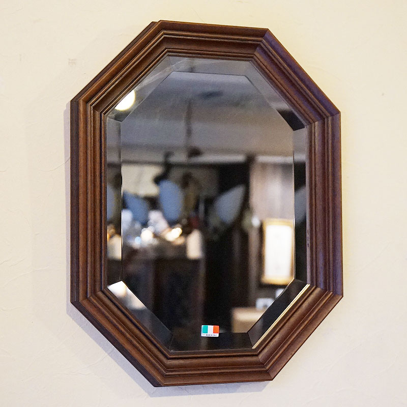 楽天市場】鏡 壁掛け イタリア製 八角ミラー 壁掛け Mirror ウォール