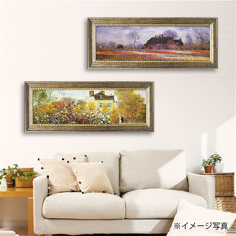 楽天市場】絵画 モネ インテリア monet 「 庭園のアーチスト 」 109