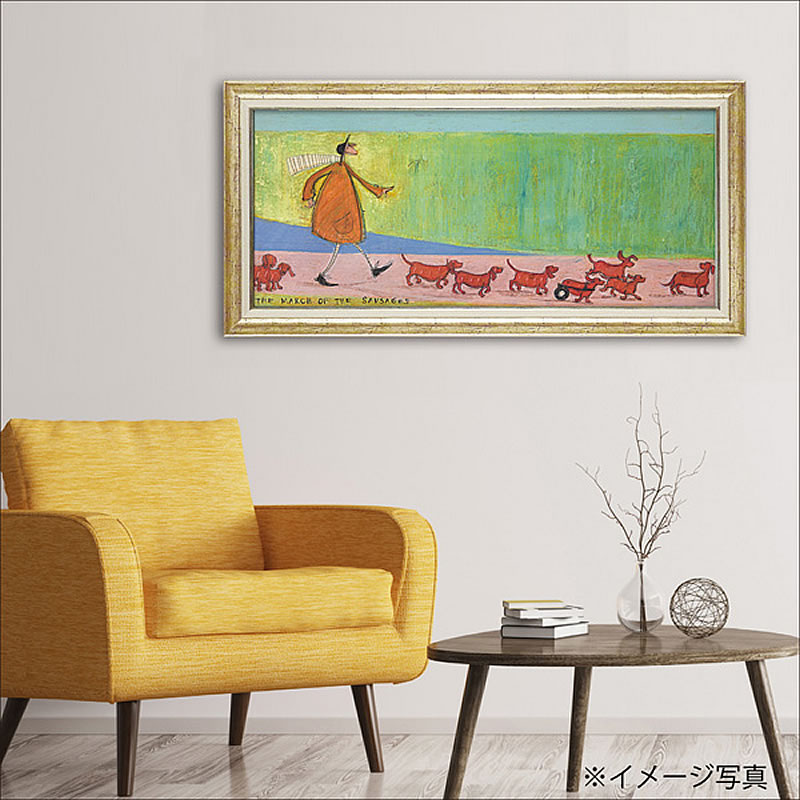 楽天市場】インテリア 絵画 サムトフト 絵画 「 ソーセージ大行進