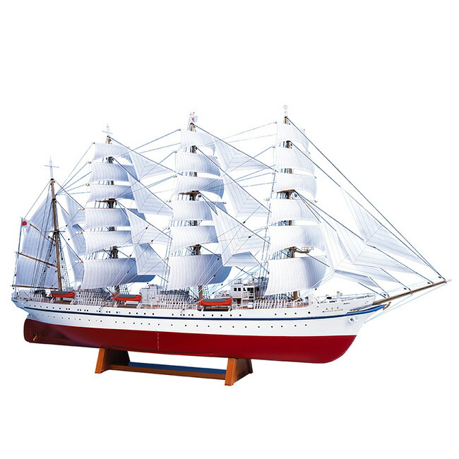 楽天市場】【特典あり】木製模型 帆船 1/160 日本丸 帆付[帆船「日本丸