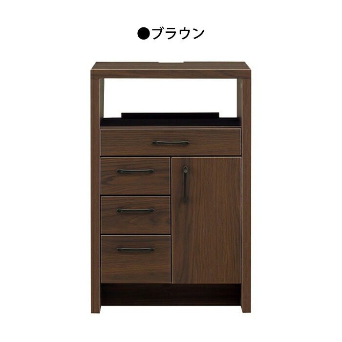 楽天市場】幅60cm ファックス台 電話台 キャビネット 完成品 開き戸