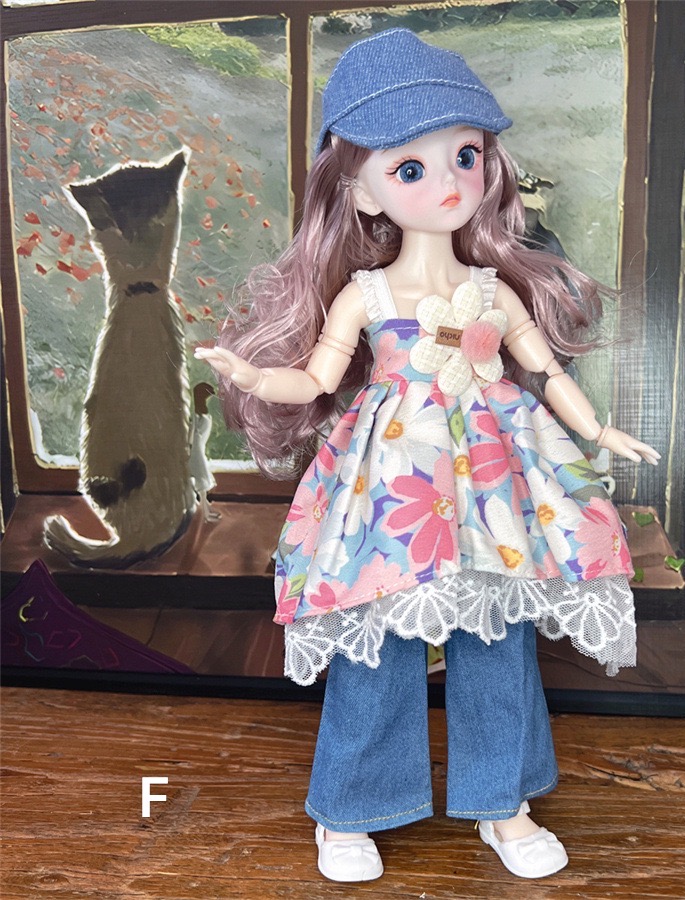 楽天市場】bjd 人形本体30cm 人形服 ドール服 1/6 30cm bjd 人形 服