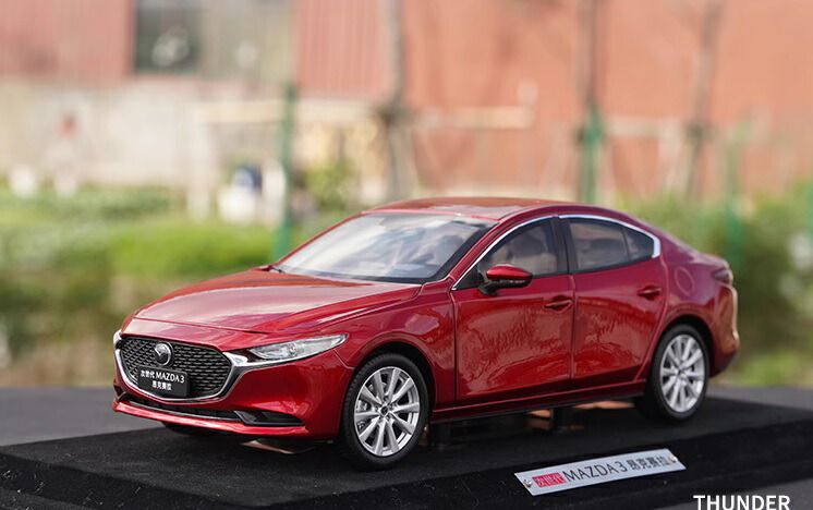 楽天市場】MAZDA特注 1/18 マツダ 3 セダン (ソウルレッドプレミアム