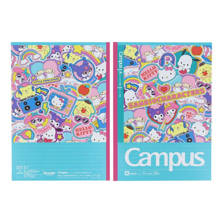 楽天市場】【限定】キャンパスノート サンリオ 5冊セット サンリオ