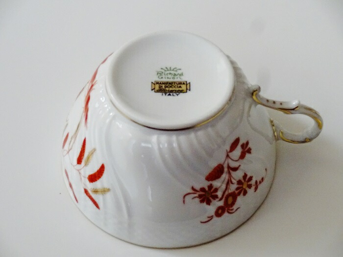 楽天市場】リチャードジノリRichard Ginori レッドコック ティーカップ