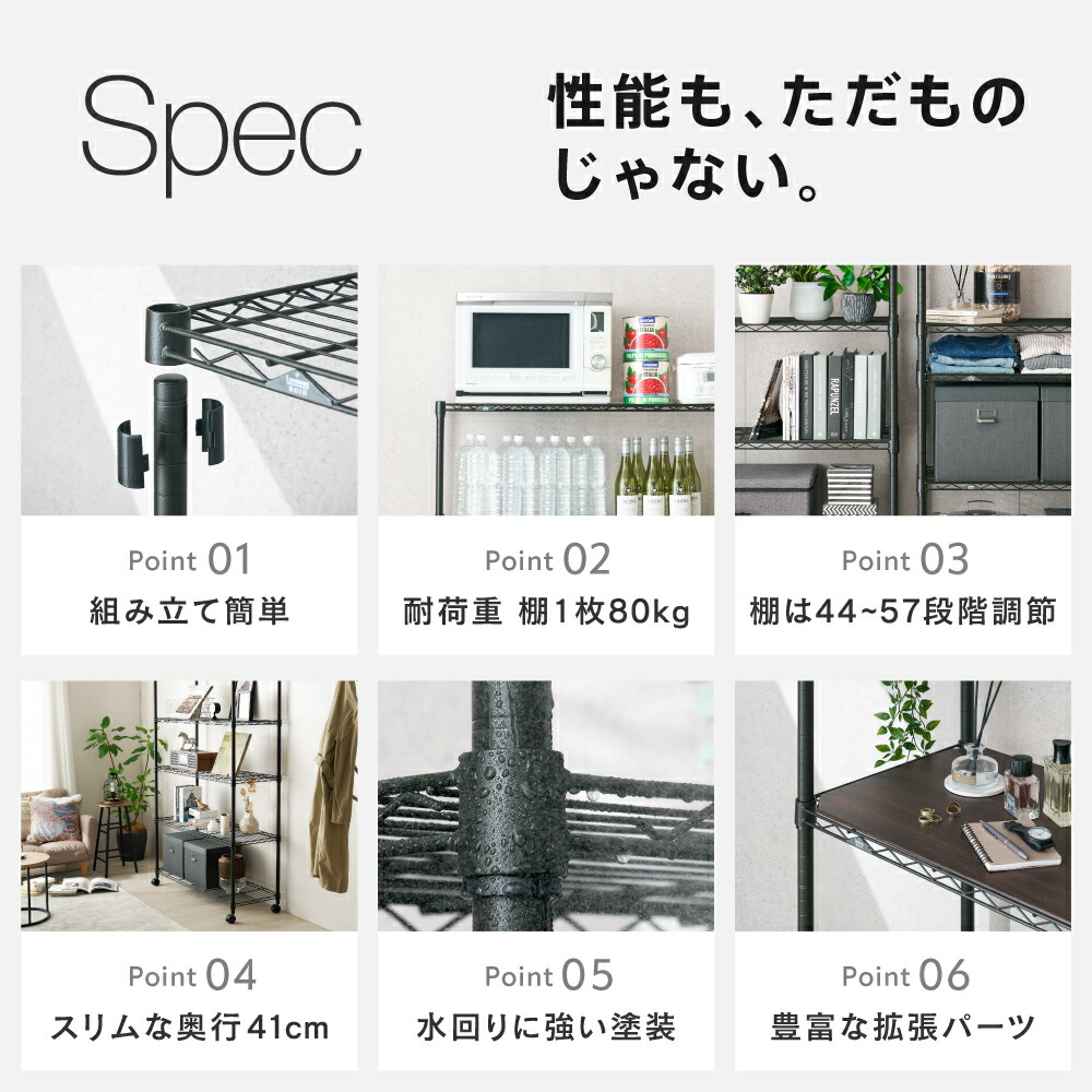 楽天市場】＼25日限定！P5倍／スチールラック 幅60 5段 6段 奥行40