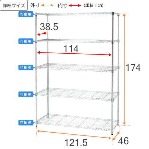 楽天市場】Luminous ルミナス 公式店 ラック スチールラック