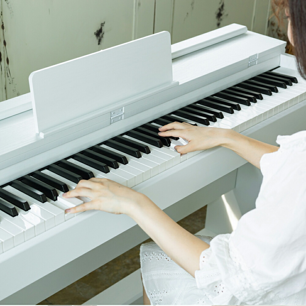 楽天市場】【6カラー】電子ピアノ 88鍵盤 ハンマーアクション鍵盤